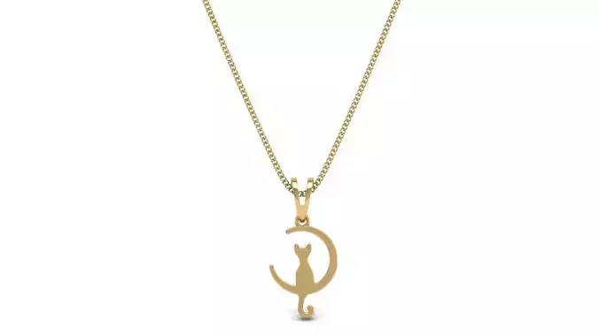  disney kids 1 pendant cat 3D print model