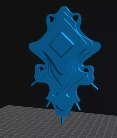 mostima dress accesories bottom part  3D print model_0