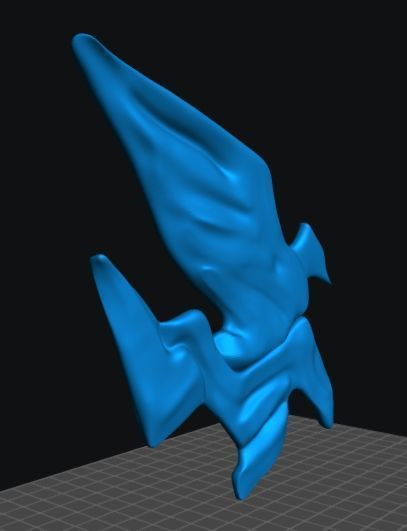 mostima coat accesories brooch  3D print model_1