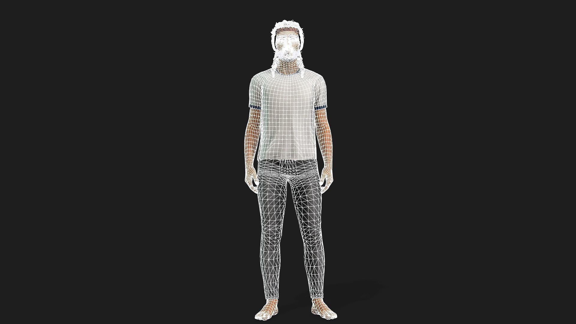 3D Male Character Fully Rigged and Game-Ready 3D model_12