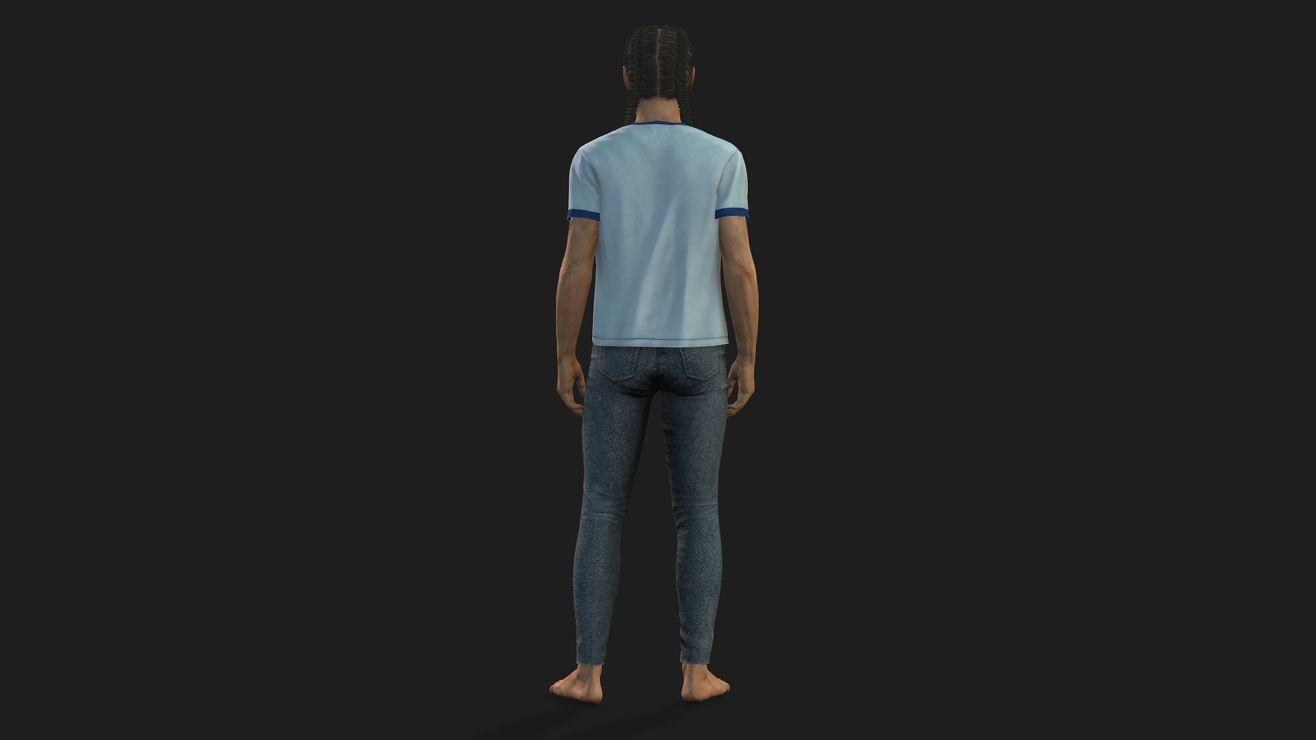 3D Male Character Fully Rigged and Game-Ready 3D model_5