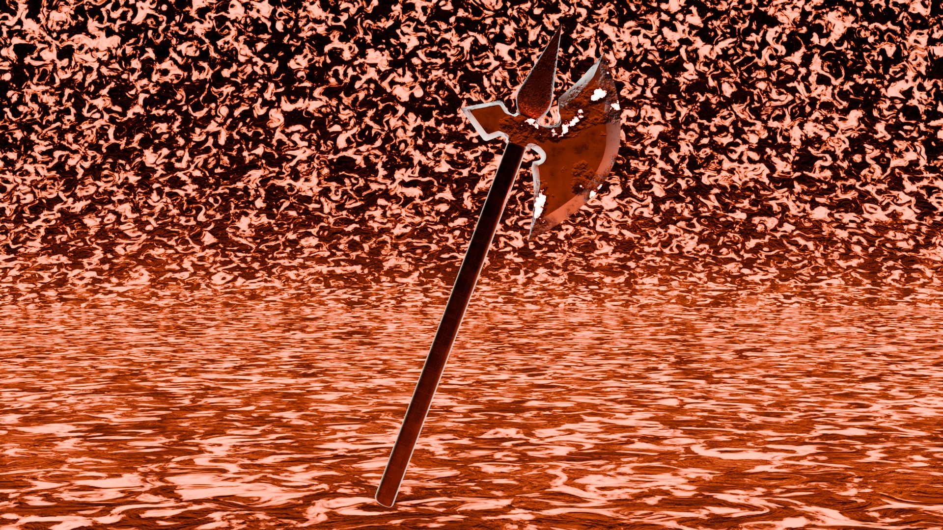 Weapon  Low-poly 3D model_5