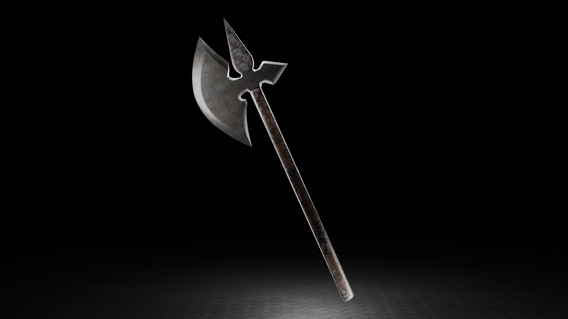 Weapon  Low-poly 3D model_4