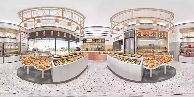 Cake shop 43 3D model