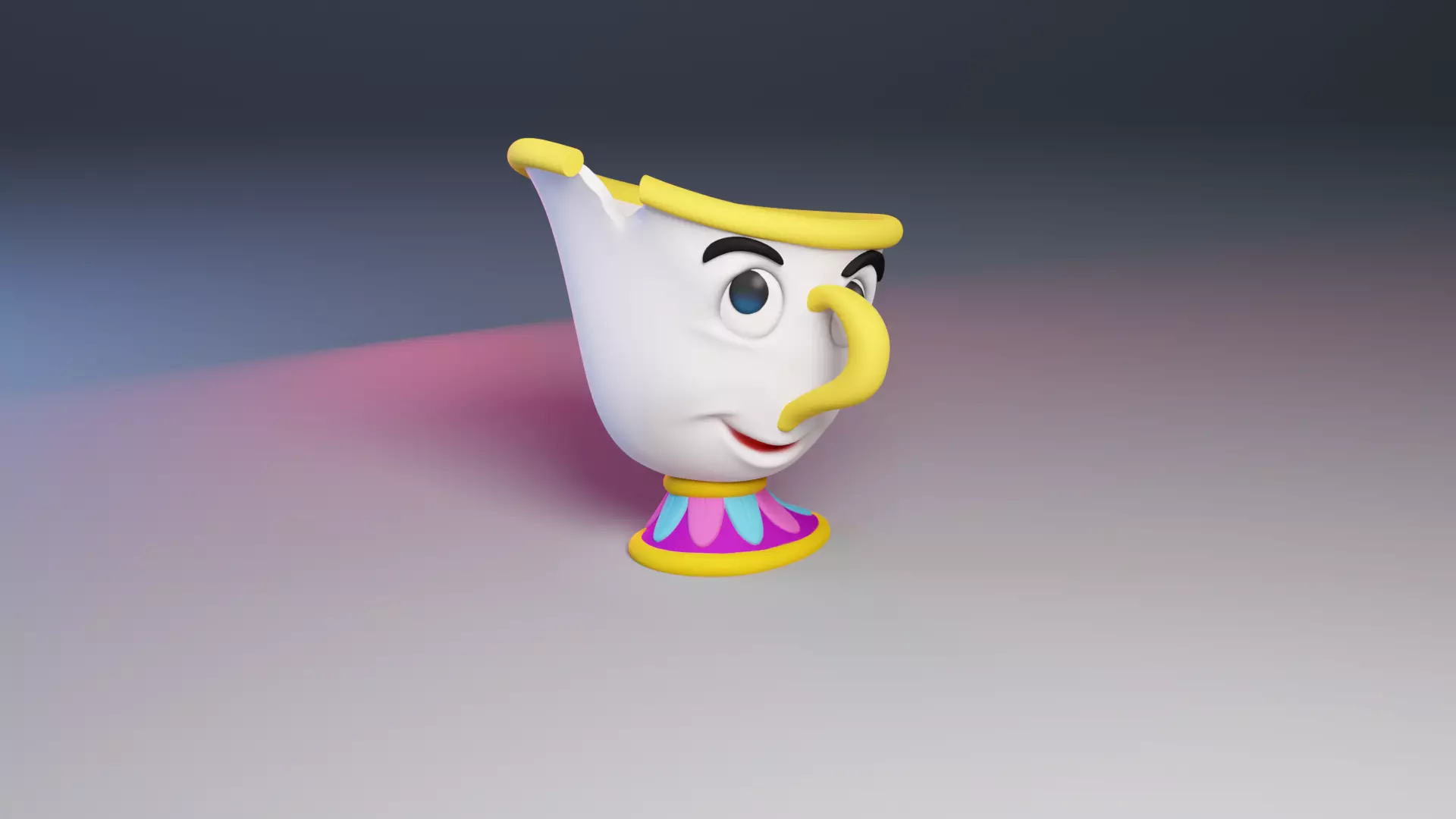 Chip Potts Beauty And The Beast 3D print model