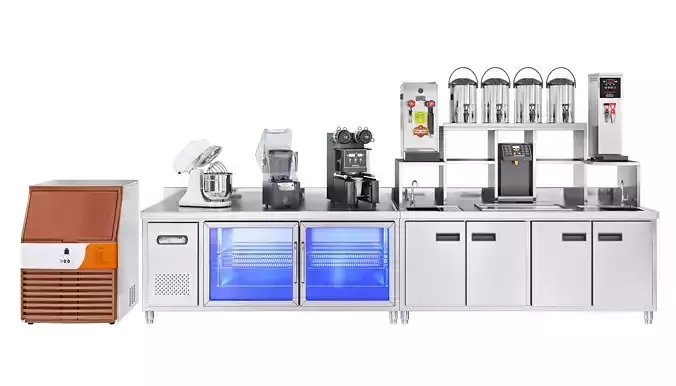 Coffee equipment 39 3D model