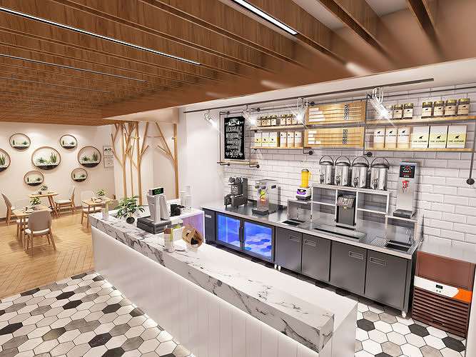 Dessert shop 35 3D model