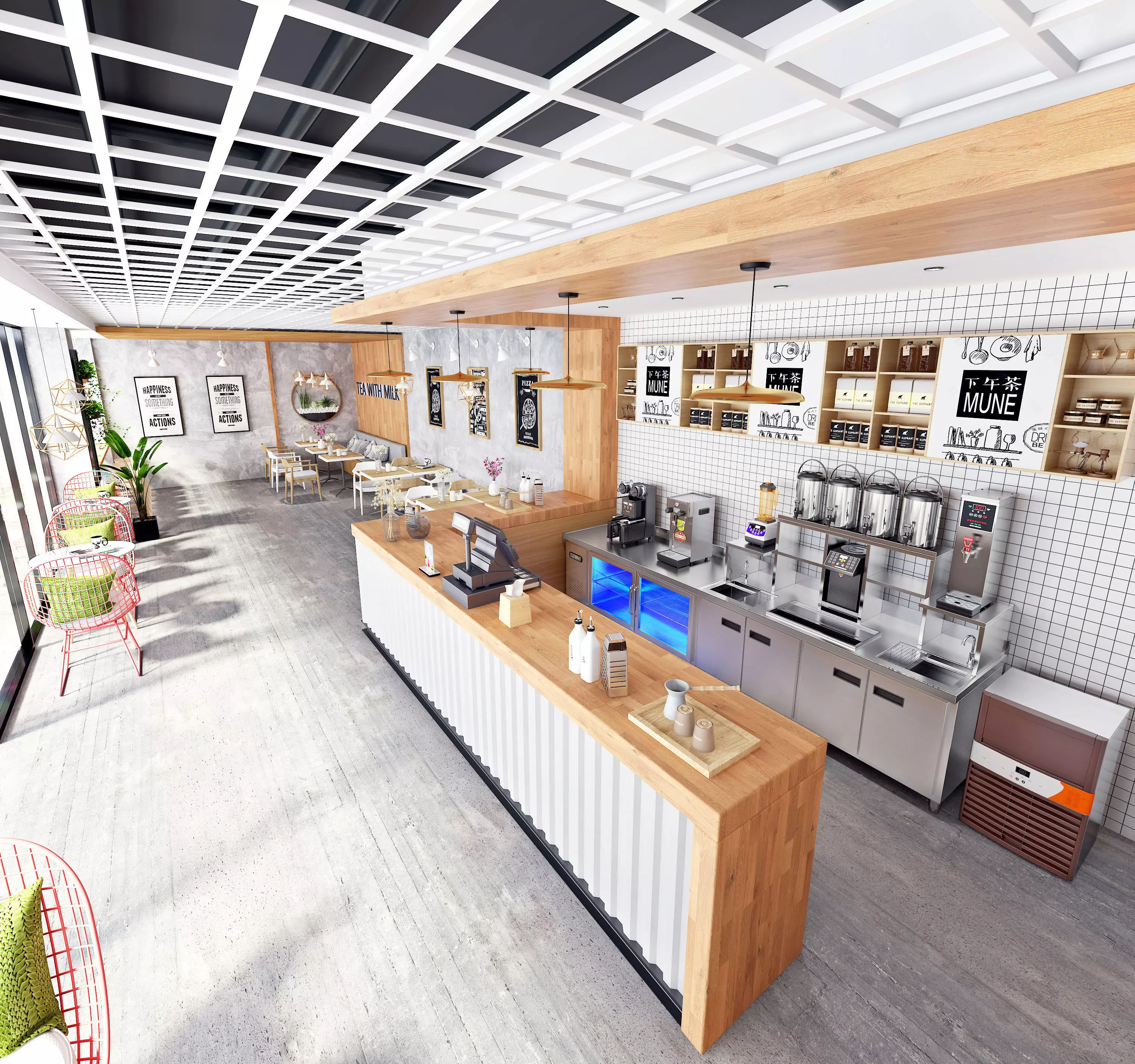 Tea shop 32 3D model