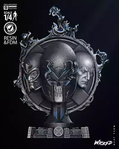 Wicked Marvel Onslaugh Bust Wall 