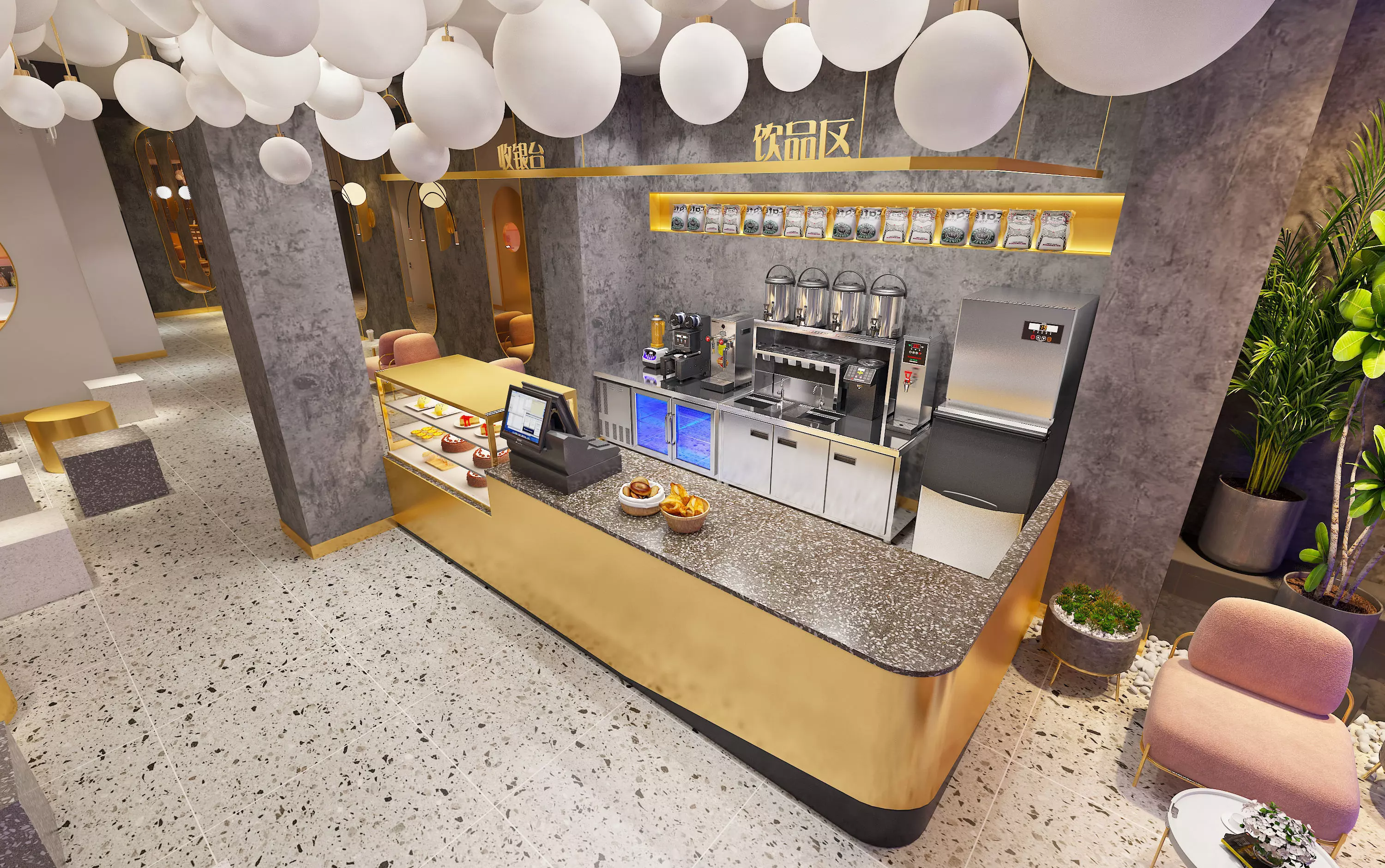 Coffee shop 30 3D model_0