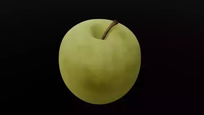 Green Apple 3D Model