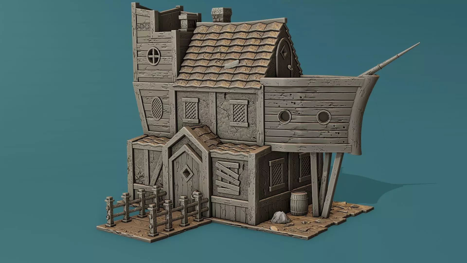Tavern 3D print model_0