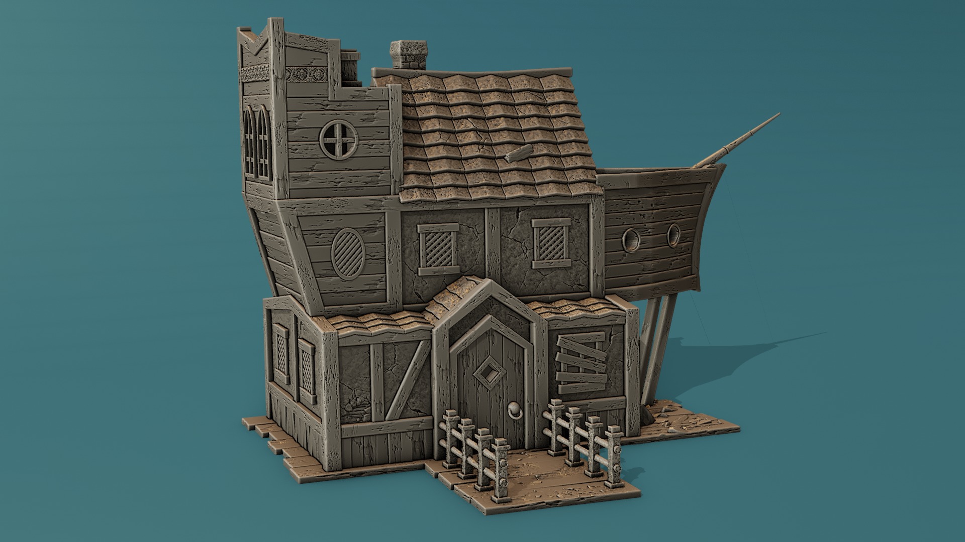 Tavern 3D print model_1