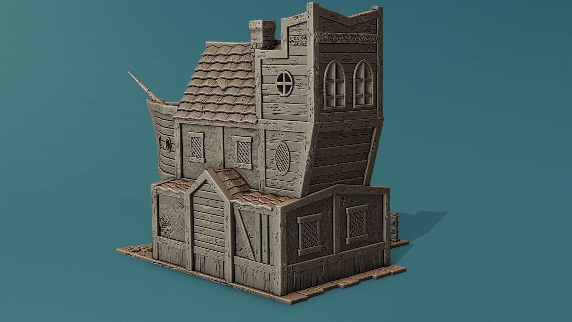 Tavern 3D print model_2