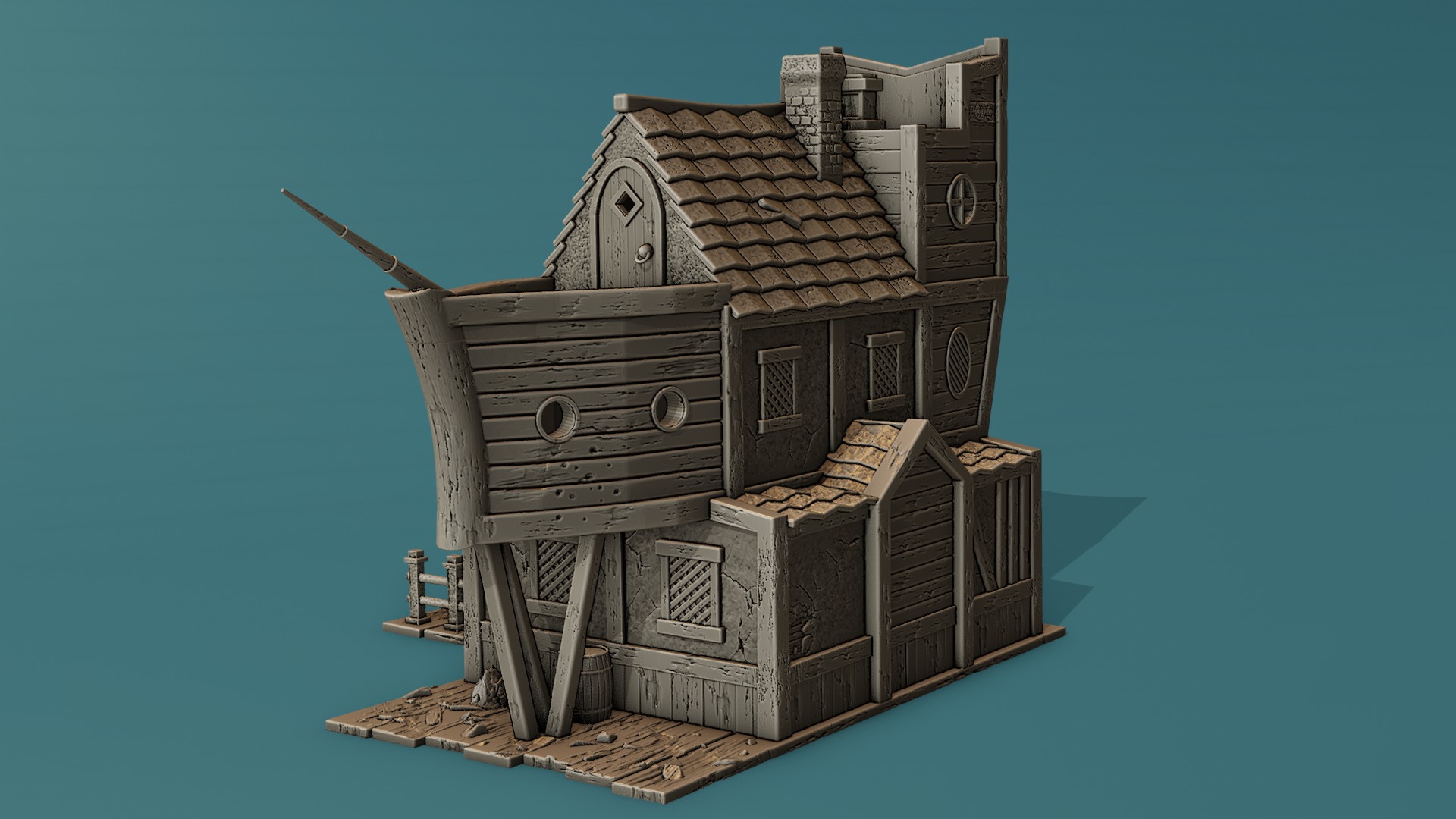 Tavern 3D print model_3