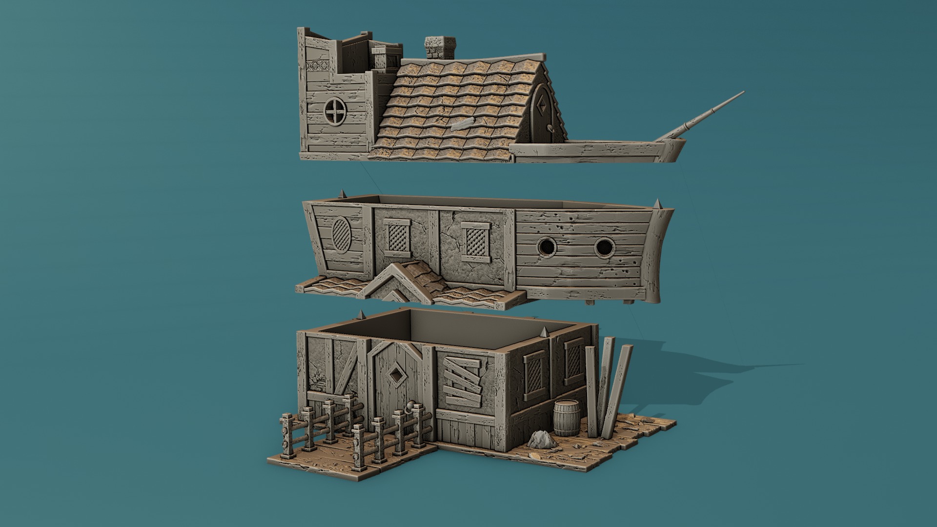 Tavern 3D print model_4