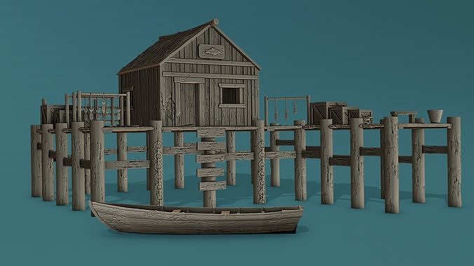 Fishermans House 3D print model