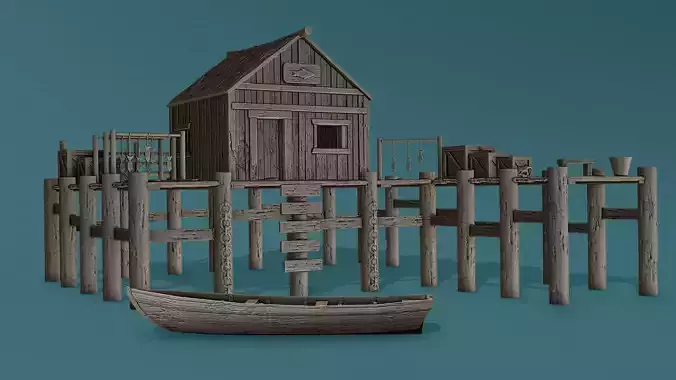 Fishermans House 3D print model
