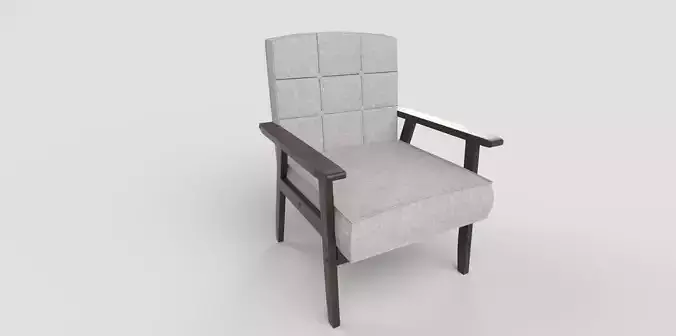 Luxurious 3D Modeled Sofa - High-Detail Cushion and Boxwood