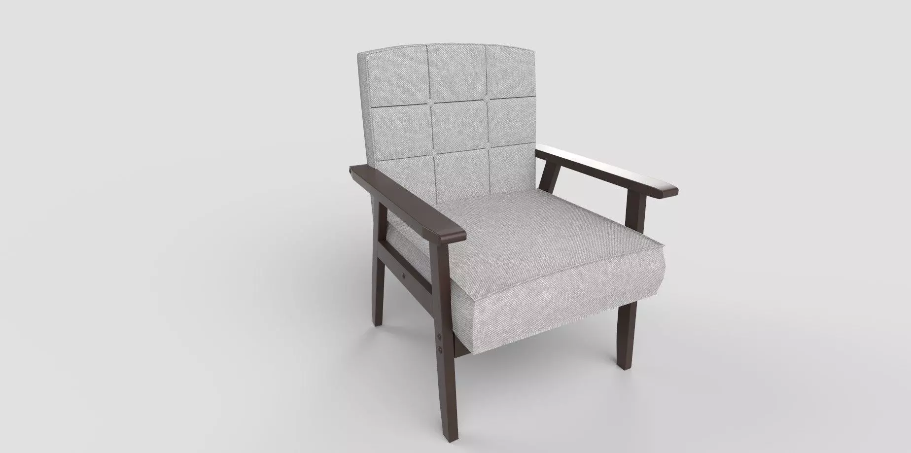 Luxurious 3D Modeled Sofa - High-Detail Cushion and Boxwood 3D model_0