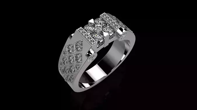 K RINGS FOR MEN N1005 N2 SIZE 21