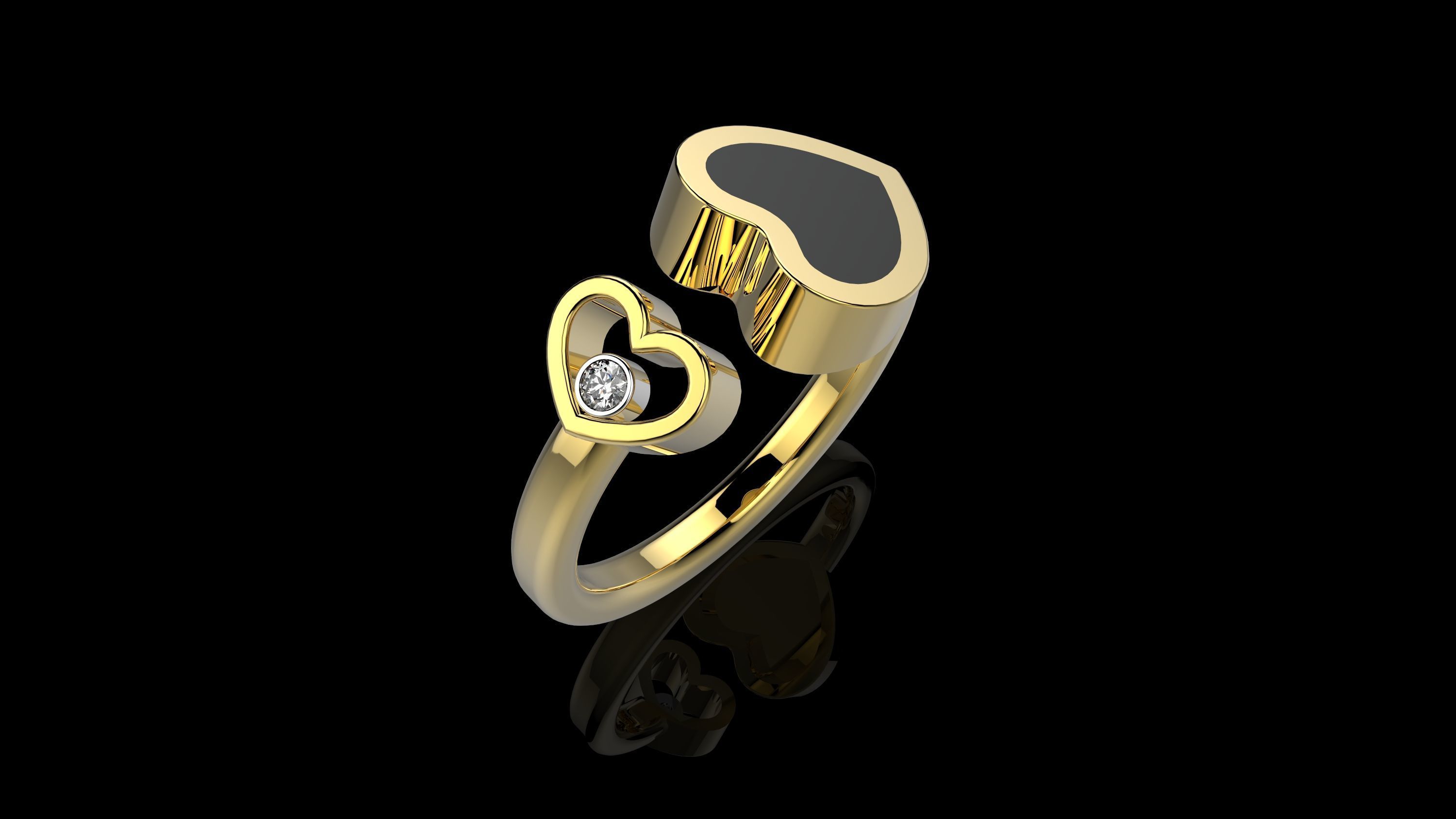 K RINGS CHOP N2 3D print model_2