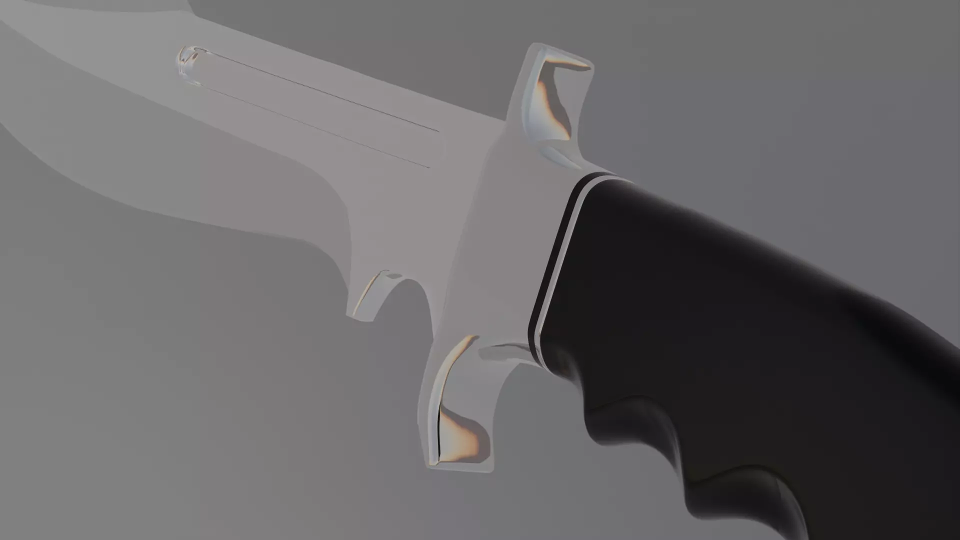 Tactical knife for tactic games and to the 3D printing 3D model_5