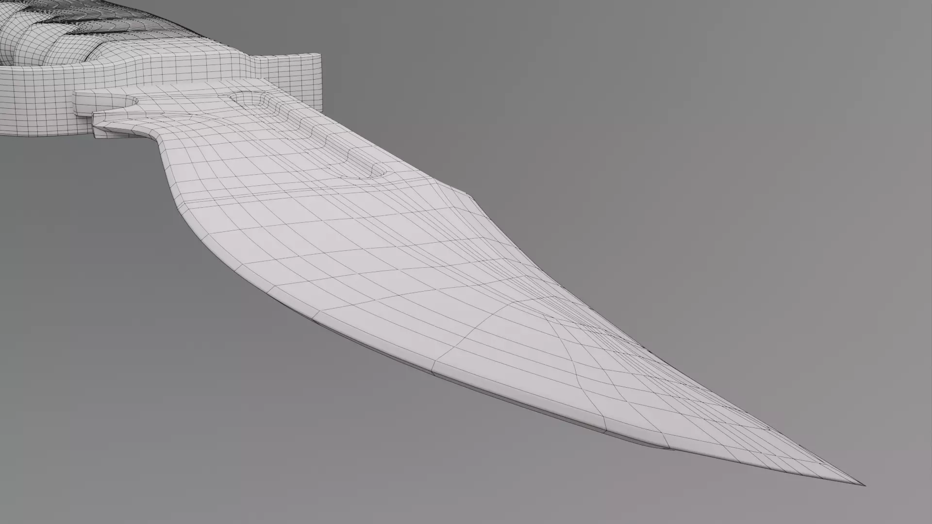 Tactical knife for tactic games and to the 3D printing 3D model_40