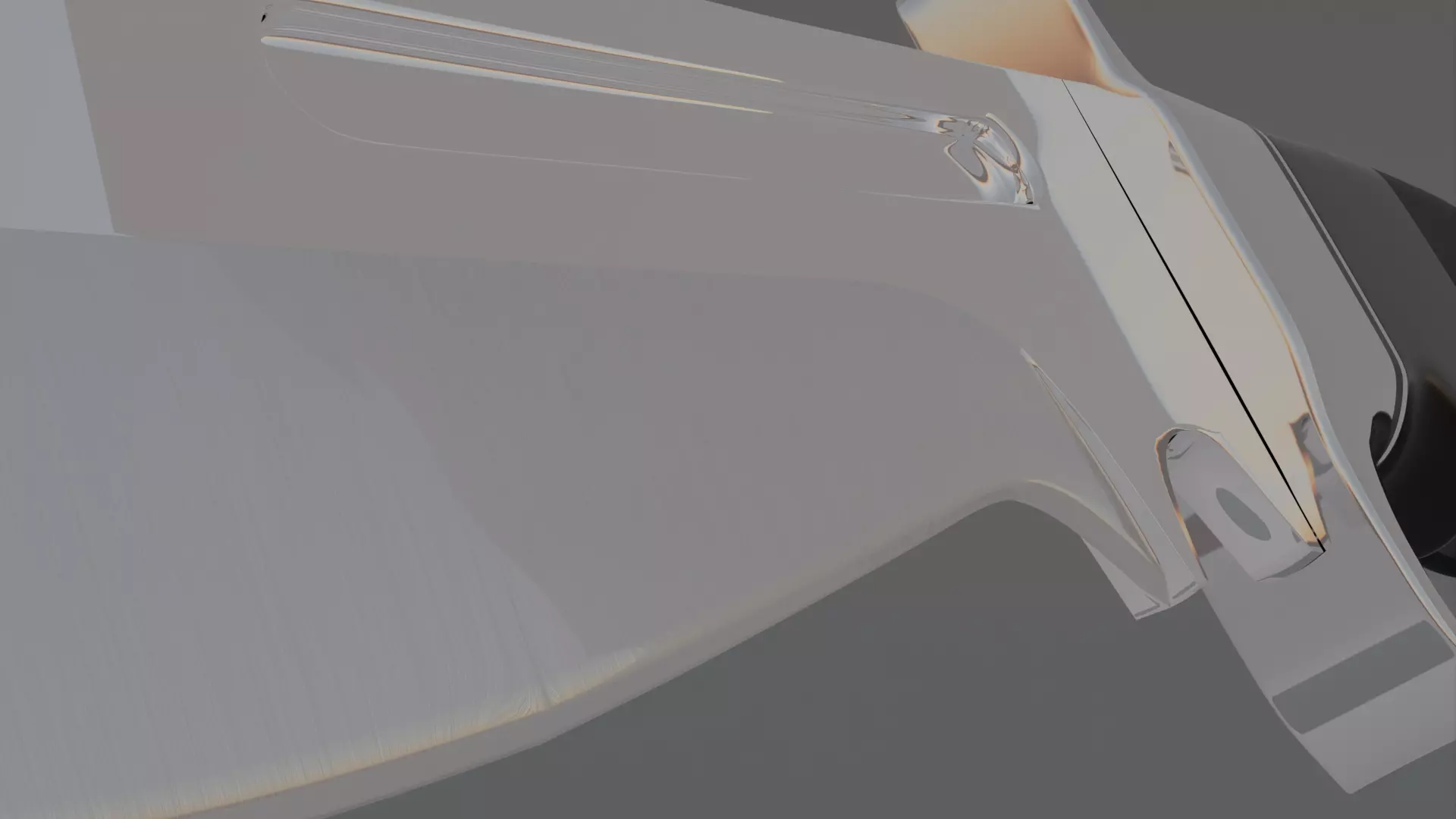 Tactical knife for tactic games and to the 3D printing 3D model_7