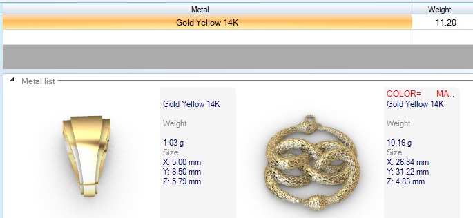 Snake Serpent Pendant 3D print model_10