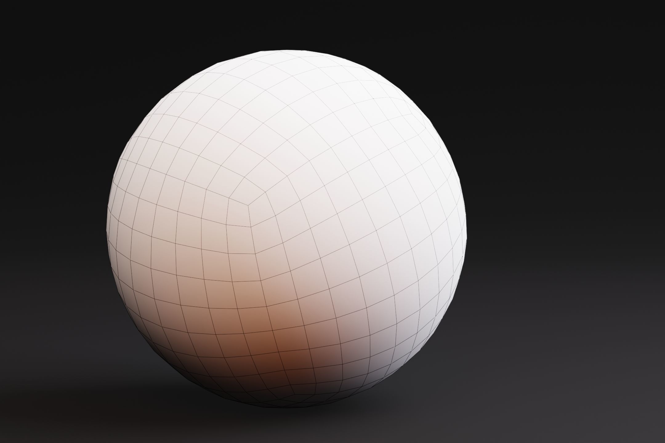 Volleyball Ball Prop Low-poly 3D model_6