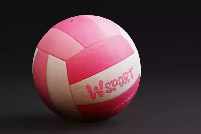 Volleyball Ball Prop Low-poly 3D model