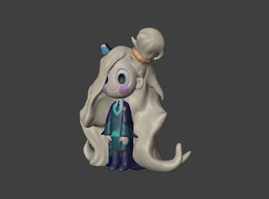 luna lovegood 3D print model_3