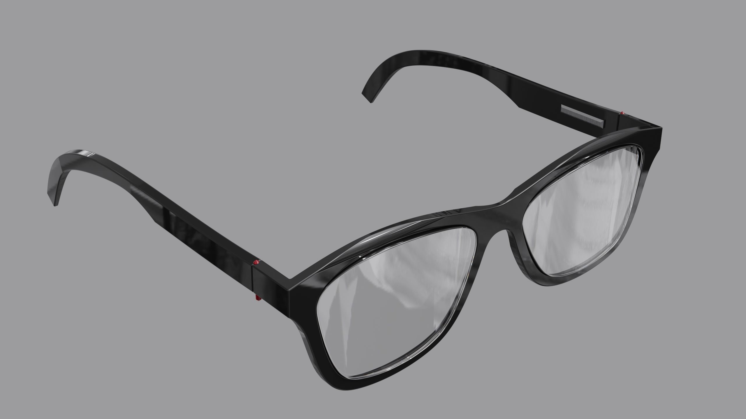 glasses ocular wing 3D model_5