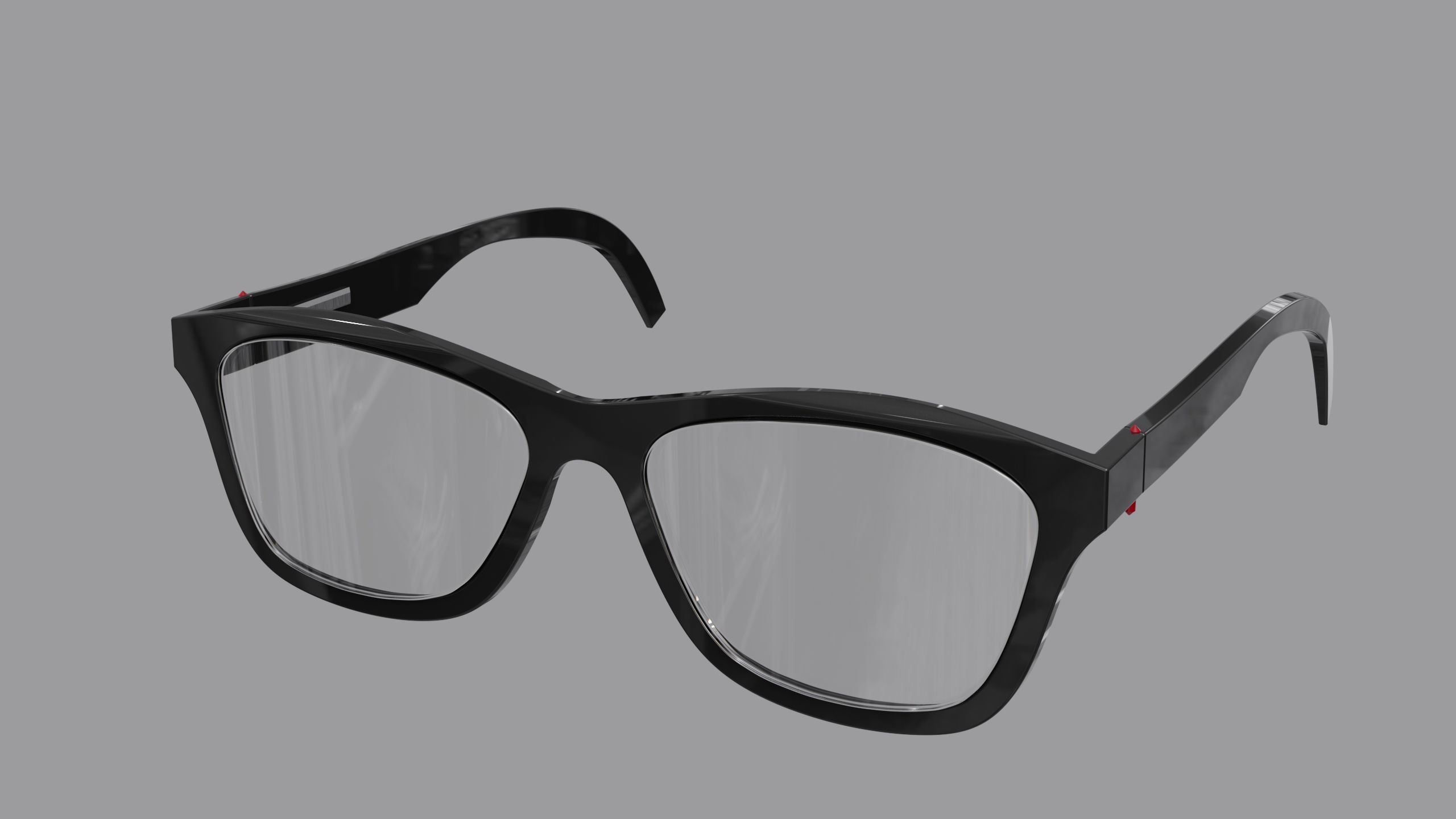 glasses ocular wing 3D model_4
