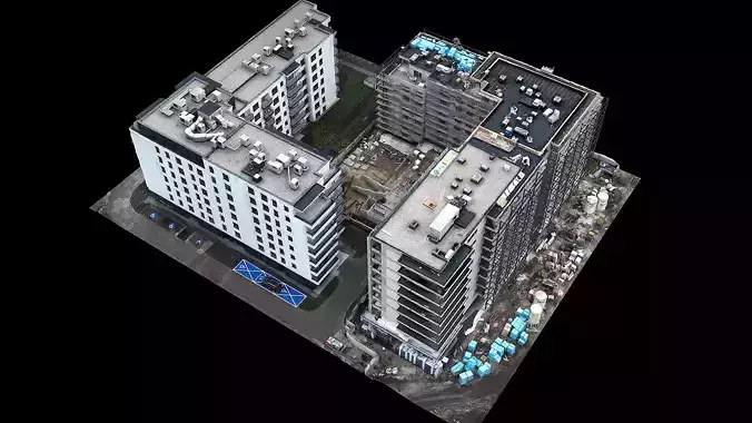 construction-site cityblock buildings photogrammetry