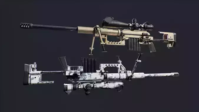 CheyTac M200 Intervention 3D model