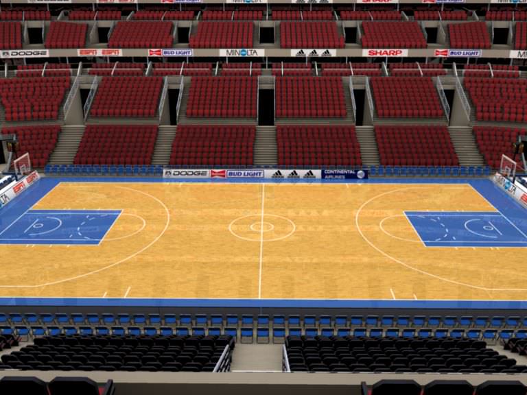 Basketball Arena 3D model_4