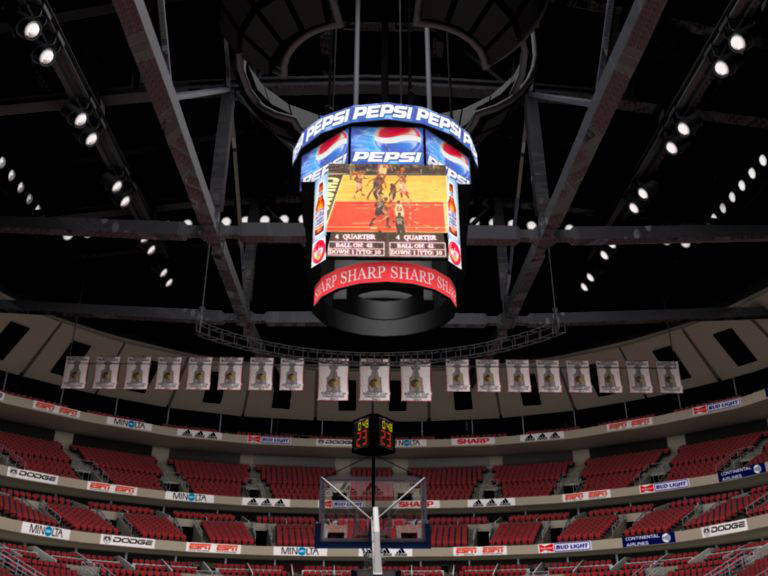 Basketball Arena 3D model_6