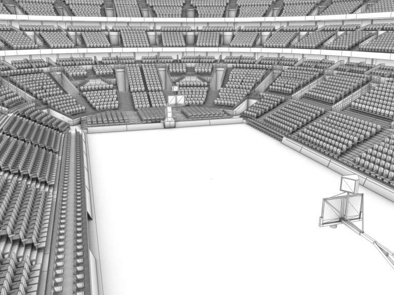 Basketball Arena 3D model_15