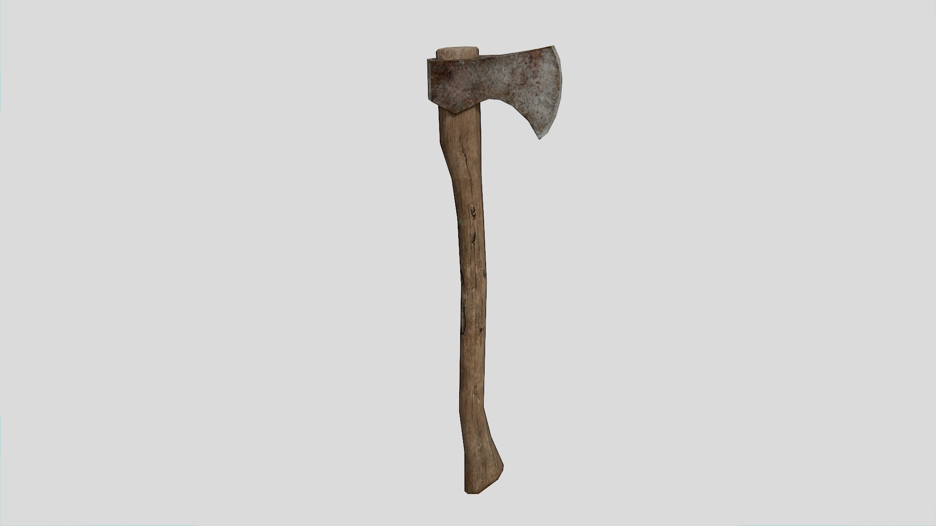 Old Farm Garden Tools Collection Low-poly 3D model_7