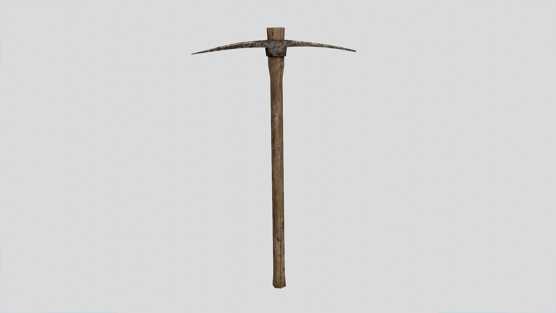 Old Farm Garden Tools Collection Low-poly 3D model_2
