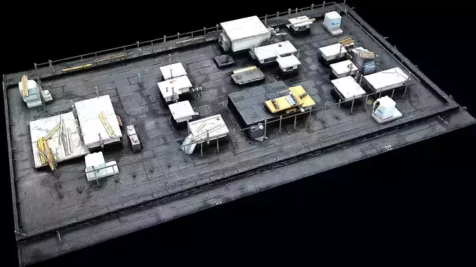 construction-site building roof photogrammetry