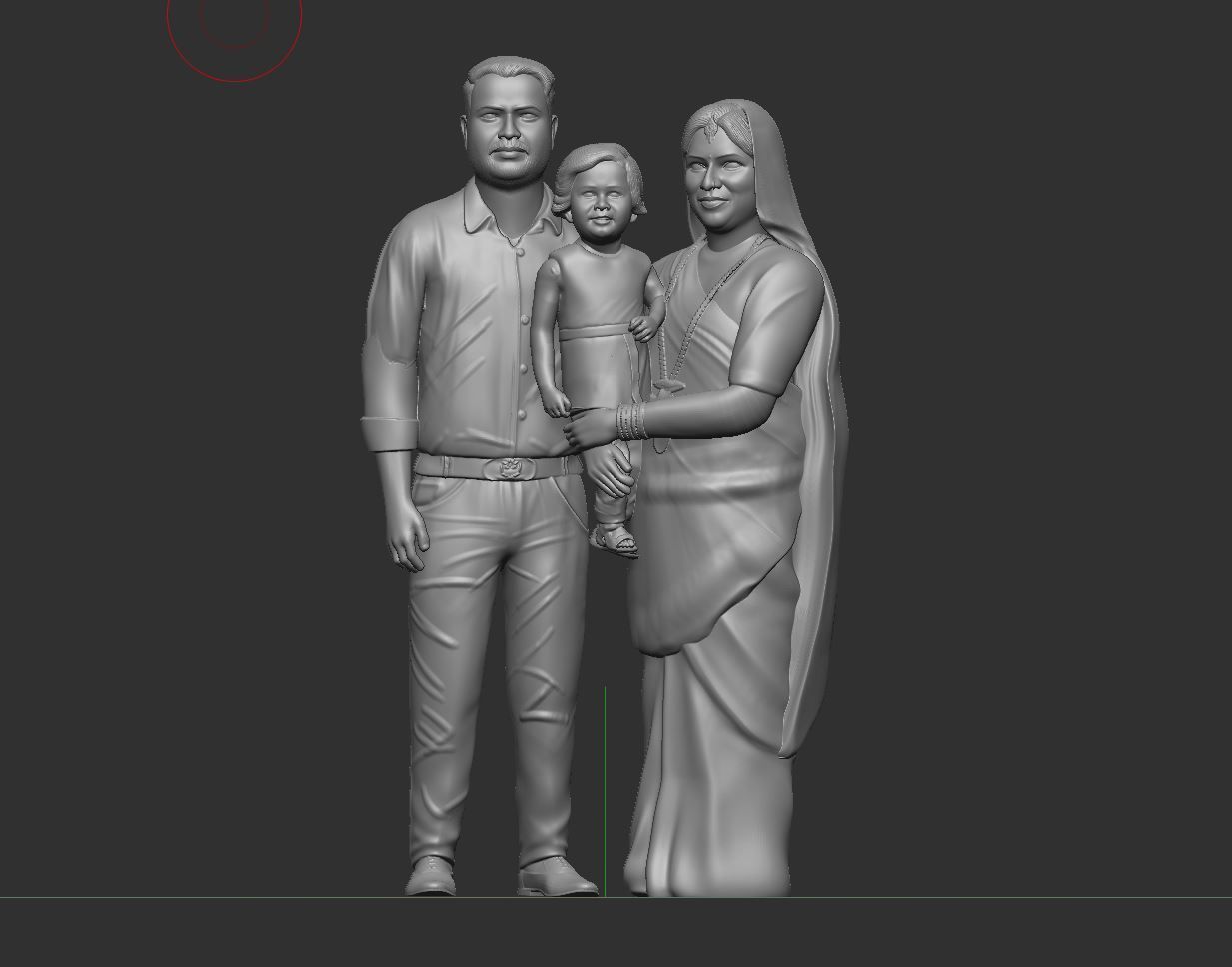couple miniature 3D print model_6