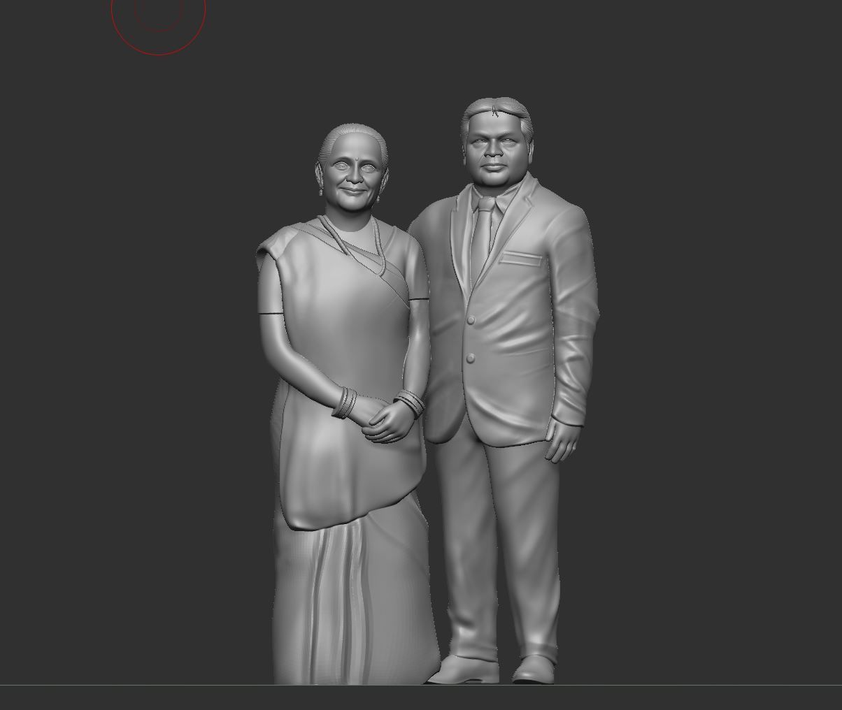 couple miniature 3D print model_8