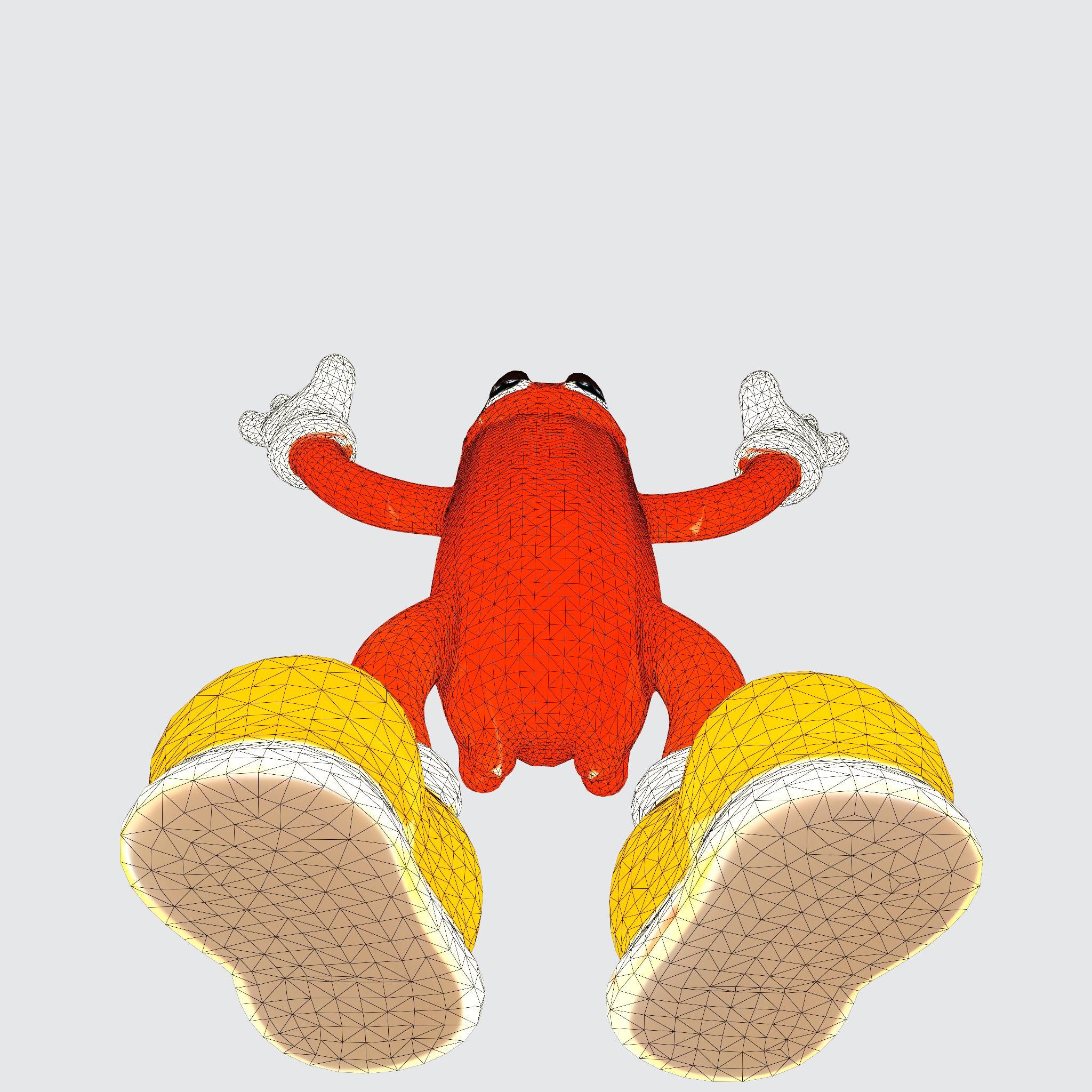 Anthropomorphic Hot Dog With Arms And Legs 3D model_5