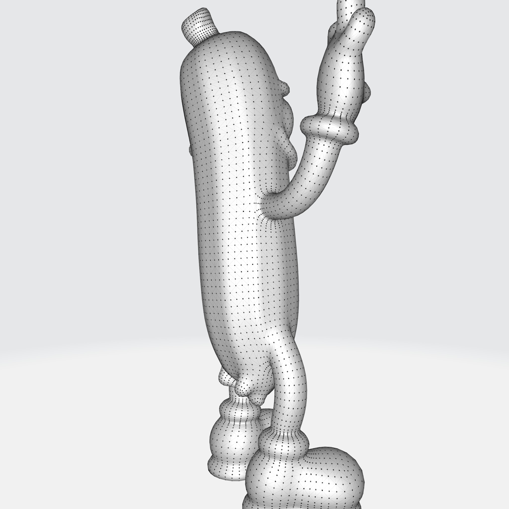 Anthropomorphic Hot Dog With Arms And Legs 3D model_12