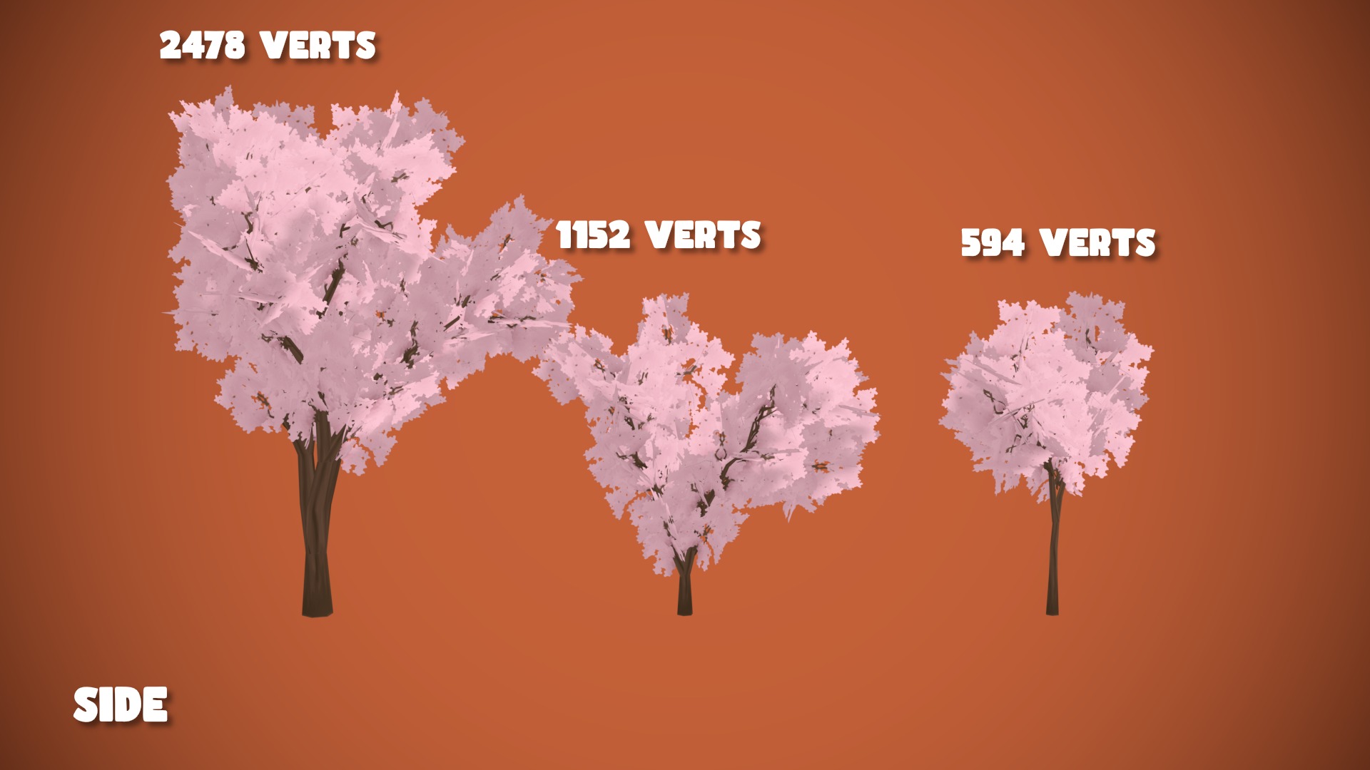 Adventurous - Cherry Forest Low-poly 3D model_7