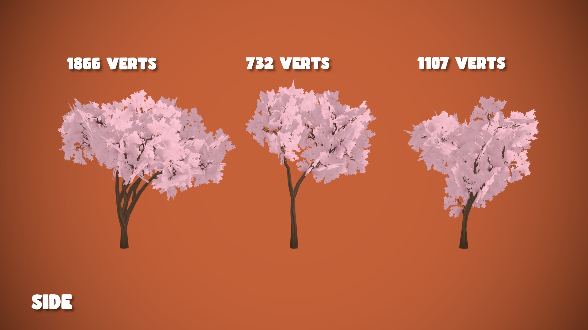 Adventurous - Cherry Forest Low-poly 3D model_5