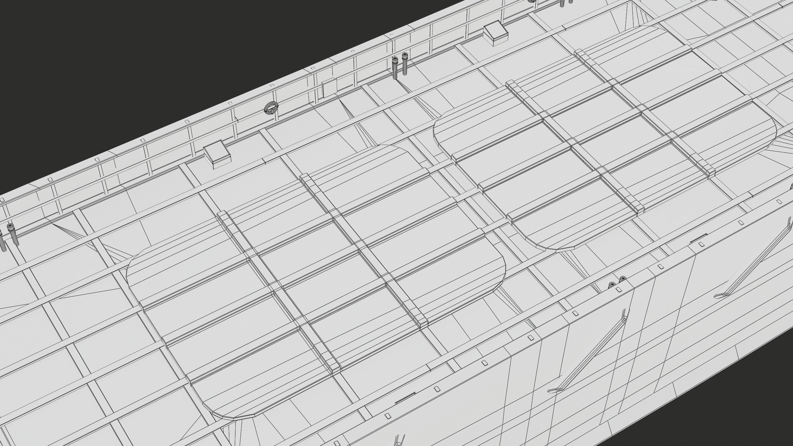 USV Mothership Armada 7803 Multipurpose Vessel Simple PBR Low-poly 3D model_53